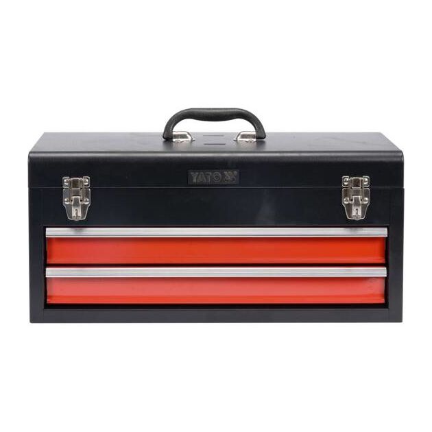 Металлический ящик для инструмента YATO с 2 ящиками, 218x255x520 мм, фото , изображение 7 | SNABZHENIE.com.ua Металлический ящик для инструмента YATO с 2 ящиками, 218x255x520 мм, фото , изображение 7 | SNABZHENIE.com.ua