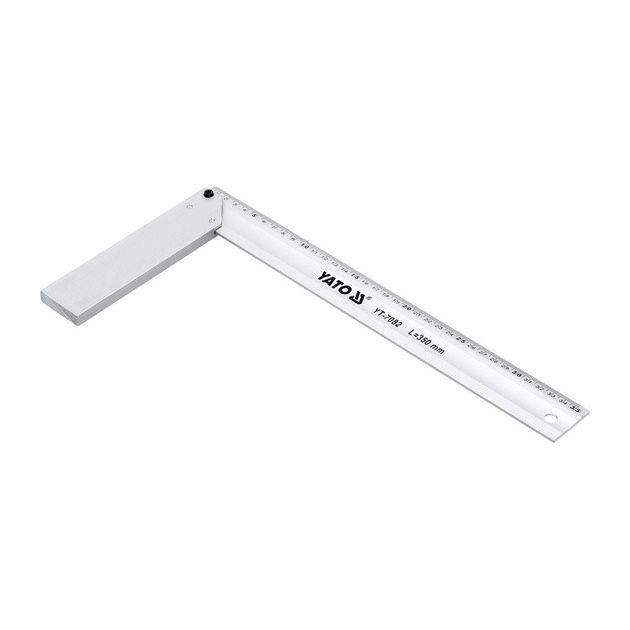 Уголок столярний алюмінієвий YATO l = 350 мм (YT-7082), фото , зображення 3 | SNABZHENIE.com.ua