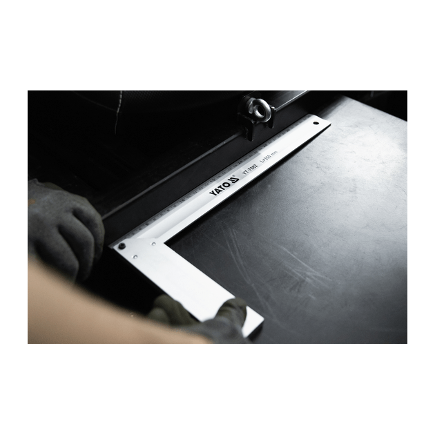 Уголок столярний алюмінієвий YATO l = 350 мм (YT-7082), фото , зображення 7 | SNABZHENIE.com.ua