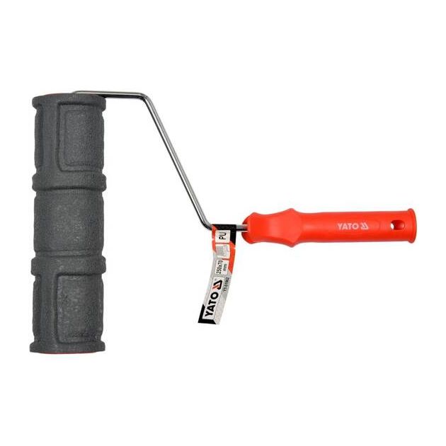 Декоративный валик YATO: Ø= 65 мм, l= 230 мм для узоров в штукатурке, полиуретановый., фото , изображение 2 | SNABZHENIE.com.ua