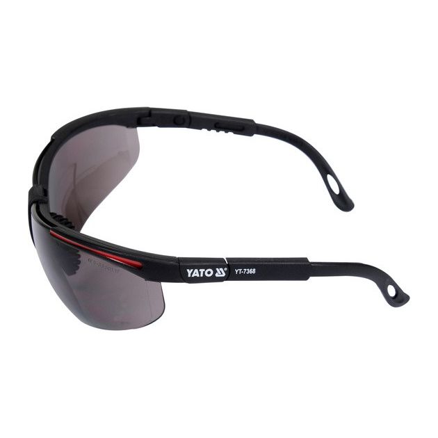 Защитные очки открытые затемненные YATO (YT-7368), фото , изображение 3 | SNABZHENIE.com.ua
