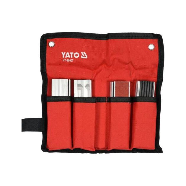 Губки сменные мягкие YATO для лещат, 125 мм, 4 пары, с магнитом, фото , изображение 3 | SNABZHENIE.com.ua