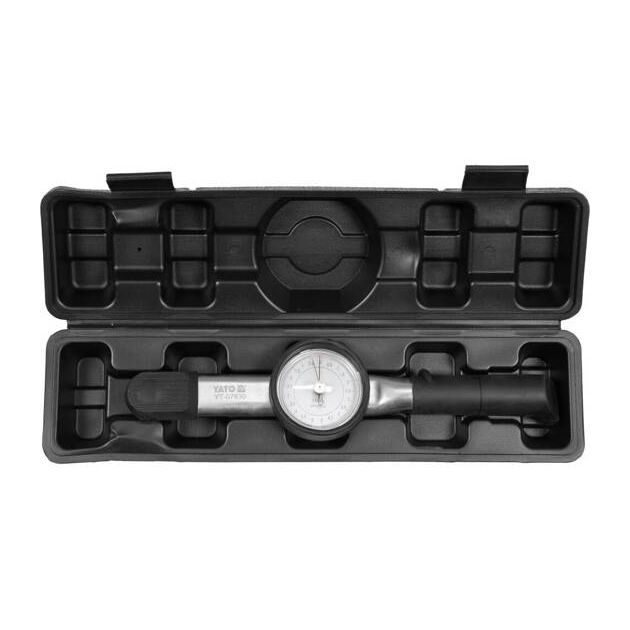 Динамометрический ключ YATO : квадрат 1/4, F= 0,5- 5 Нм со стреловым циферблатом, фото , изображение 3 | SNABZHENIE.com.ua