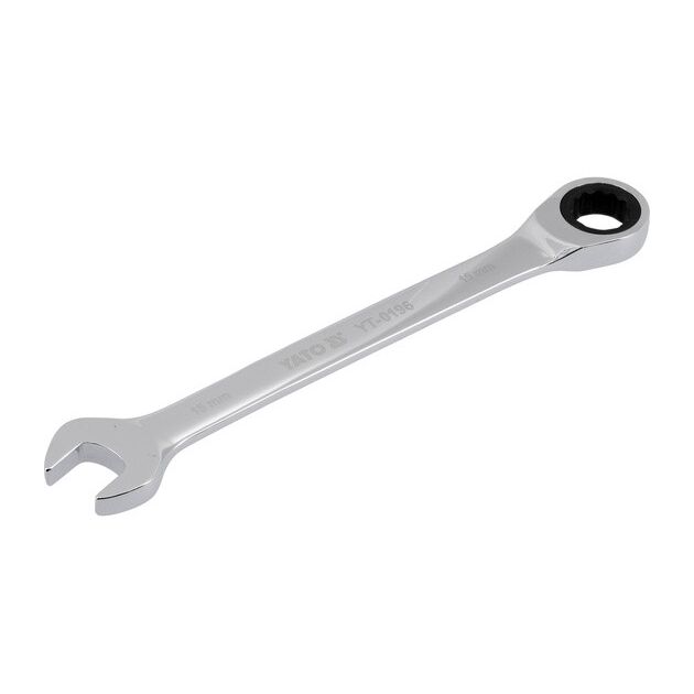 Ключ ріжково-накидний YATO з тріщаткою, 15 мм, 200 мм, фото , изображение 2 | SNABZHENIE.com.ua