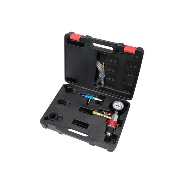 Оборудование для заполнения охлаждающей жидкостью кондиционеров YATO, адаптер Ø= 30-48 мм, 6 элементов., фото , изображение 2 | SNABZHENIE.com.ua