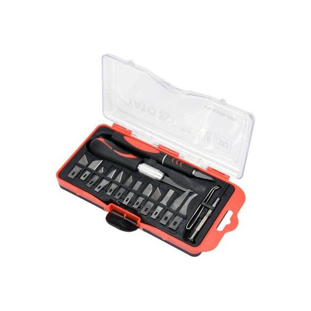 Ножі прецизійні YATO зі змінними лезами, 16 шт (YT-75370), фото , зображення 3 | SNABZHENIE.com.ua Ножі прецизійні YATO зі змінними лезами, 16 шт (YT-75370), фото , зображення 3 | SNABZHENIE.com.ua