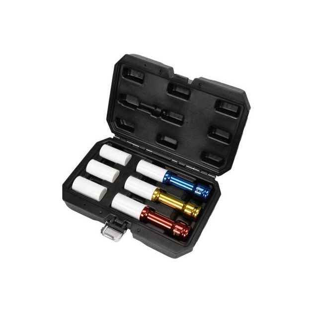 Головки торцеві ударні 6-гр. для алюмінієвих дисків YATO квадрат 1/2, М 17, 19, 21 мм, l = 150 мм, 6 шт (YT-10563), фото , зображення 2 | SNABZHENIE.com.ua Головки торцеві ударні 6-гр. для алюмінієвих дисків YATO квадрат 1/2, М 17, 19, 21 мм, l = 150 мм, 6 шт (YT-10563), фото , зображення 2 | SNABZHENIE.com.ua