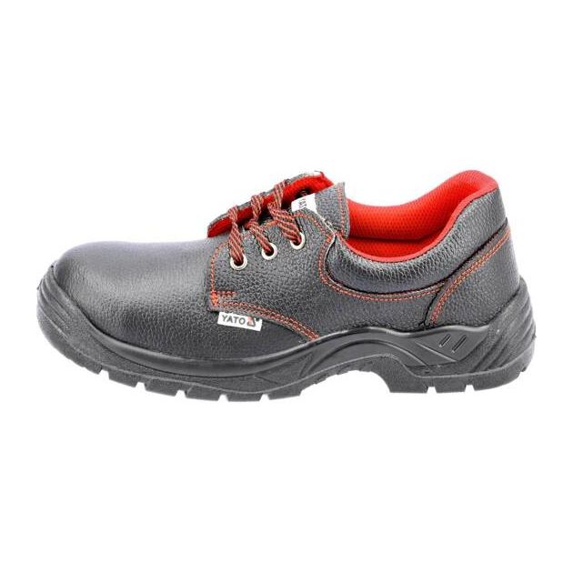 Рабочие кожаные туфли с полиуретановой подошвой YATO PUNO, 46 размер, фото , изображение 5 | SNABZHENIE.com.ua