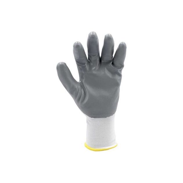 Перчатки рабочие оливковые из нейлона и нитрила YATO, размер 9, фото , изображение 7 | SNABZHENIE.com.ua