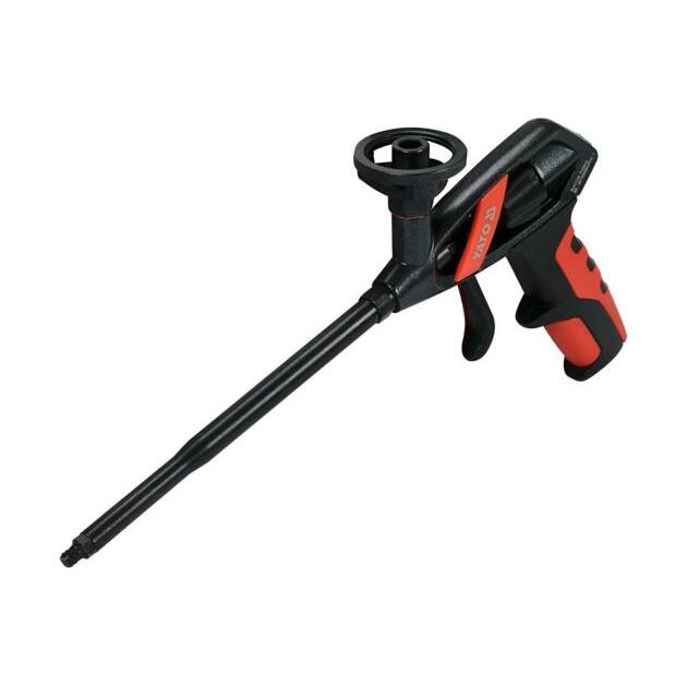 Пістолет для монтажної піни YATO алюмінієвий, швидка регулювання подачі піни (YT-67421), фото , зображення 3 | SNABZHENIE.com.ua