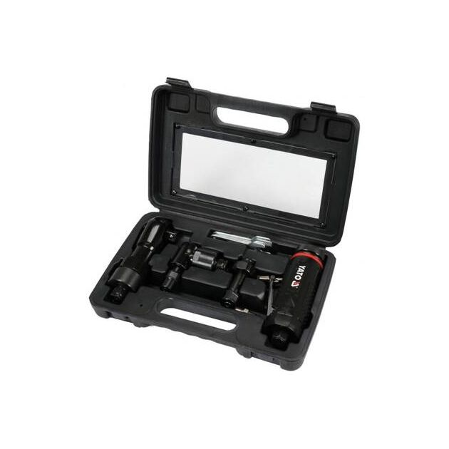 Шлифмашинки угловая и прямая YATO 1/2" пневматические, кейс, 3 шт, фото , изображение 3 | SNABZHENIE.com.ua