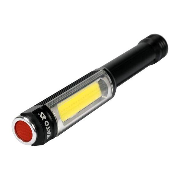 Светодиодный фонарь YATO, питание от 3х AA, 400/170 Lm, 3 режима, фото , изображение 7 | SNABZHENIE.com.ua