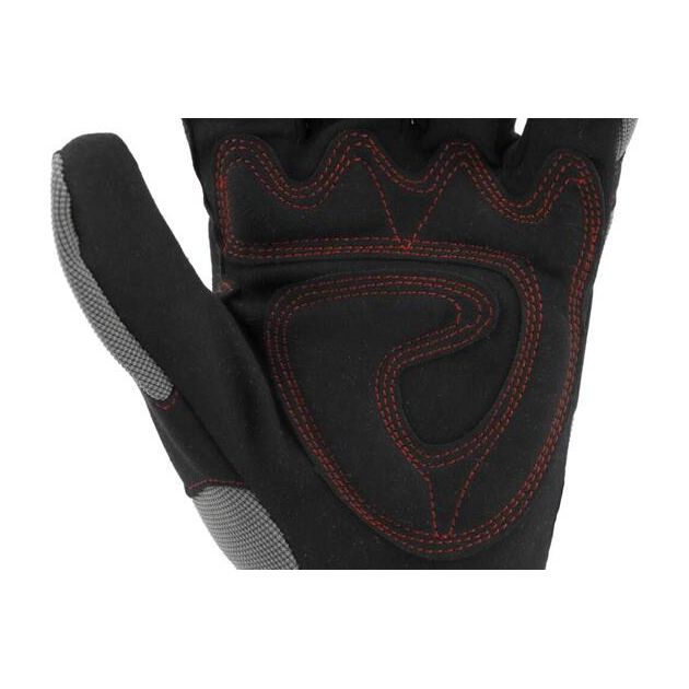 Перчатки робочі з застібкою-липучкою YATO штучна шкіра + синтетична тканина, розмір 10 (YT-74664), фото , зображення 11 | SNABZHENIE.com.ua