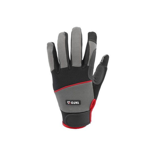 Перчатки рабочие YATO, искусственная кожа + синтетика, размер 8, фото , изображение 3 | SNABZHENIE.com.ua