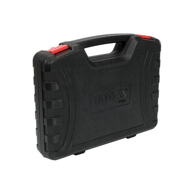 Компресометр YATO для авто: 0-20 МПа, 46 элементов, кейс, фото , изображение 3 | SNABZHENIE.com.ua