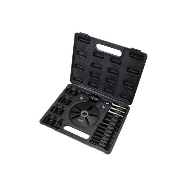 Набір інструментів для демонтажу демпферних шківів YATO, 23 елем., фото , изображение 3 | SNABZHENIE.com.ua