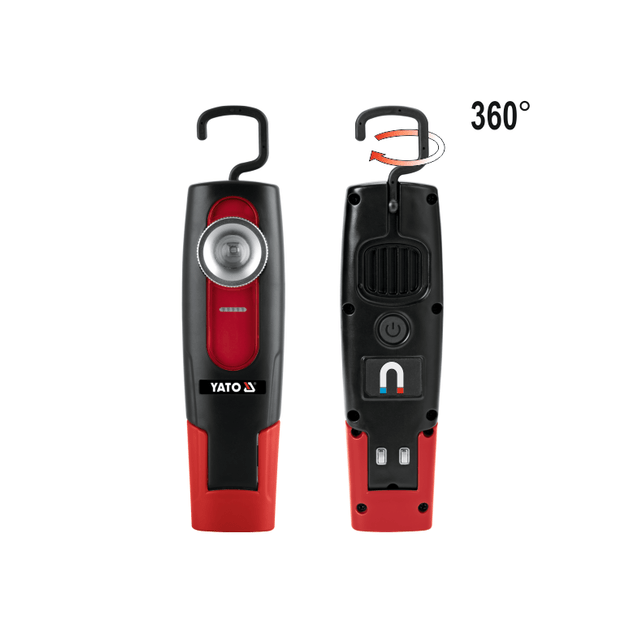 Переносной диодный фонарь YATO; Li-Ion аккумулятор 3,7 В 2600 mAH, 5 Вт, фото , изображение 19 | SNABZHENIE.com.ua