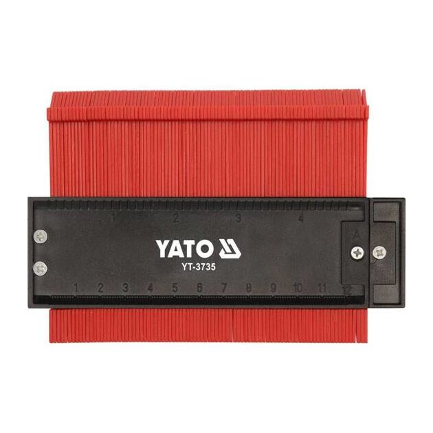 Трафарет для сложных профилей YATO, 125 мм (YT-3735), фото , изображение 3 | SNABZHENIE.com.ua Трафарет для сложных профилей YATO, 125 мм (YT-3735), фото , изображение 3 | SNABZHENIE.com.ua