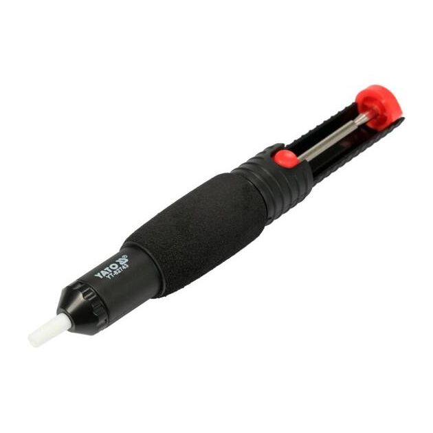 Шприц для видалення припою YATO: 206 x 21.8 мм, наконечник Ø= 5,8/3,1 мм зовн/внутр [100], фото , зображення 2 | SNABZHENIE.com.ua