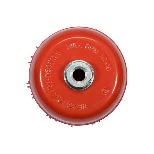 Щетка зачистная нейлоновая чашка YATO 125 мм, гайка М14 (YT-47787), фото , изображение 3 | SNABZHENIE.com.ua Щетка зачистная нейлоновая чашка YATO 125 мм, гайка М14 (YT-47787), фото , изображение 3 | SNABZHENIE.com.ua