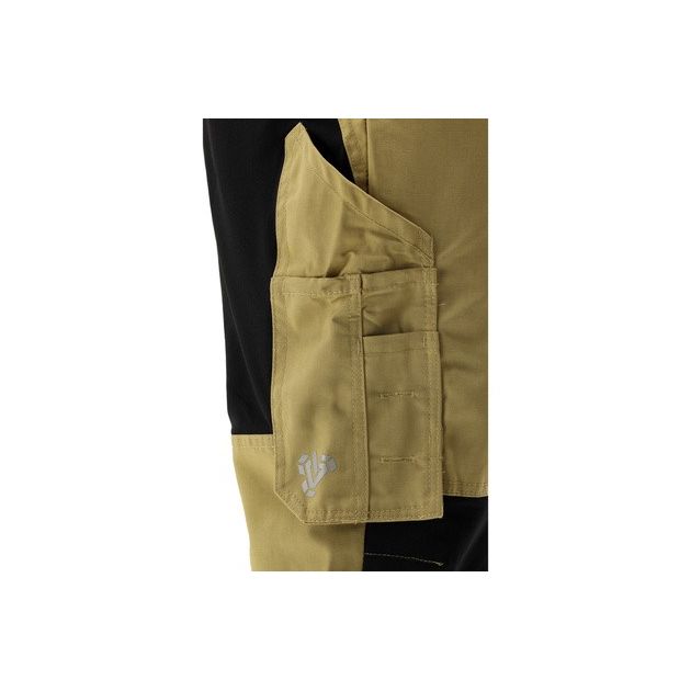 Штаны рабочие 4-WAY стрейч SERWAL хакі-чёрные YATO, р. L, 11 карманов, фото , изображение 8 | SNABZHENIE.com.ua