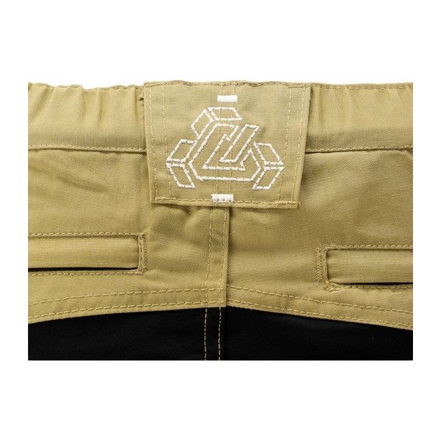 Штани робочі 4-WAY стреч SERWAL хакі-чорні YATO розм M/ 84-90 см, ріст- 170-180 см, 11 кишень [10], фото , зображення 4 | SNABZHENIE.com.ua