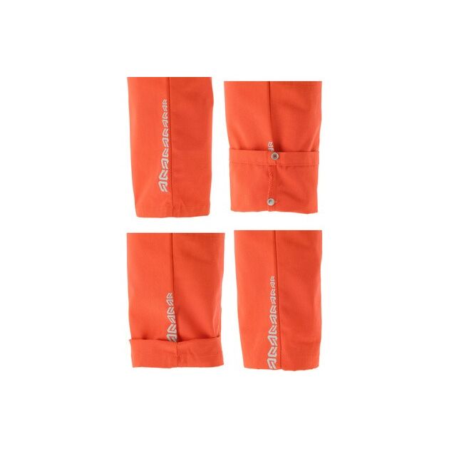 Штани робочі YATO 4-WAY стреч, оранжево-чорні, 3XL, 11 кишень, фото , изображение 10 | SNABZHENIE.com.ua