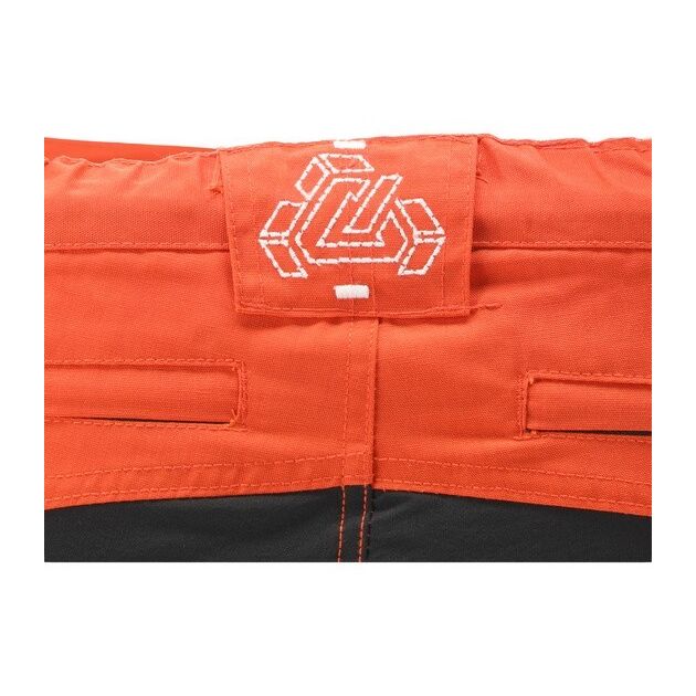 Штани робочі YATO 4-WAY стреч, оранжево-чорні, 3XL, 11 кишень, фото , изображение 5 | SNABZHENIE.com.ua