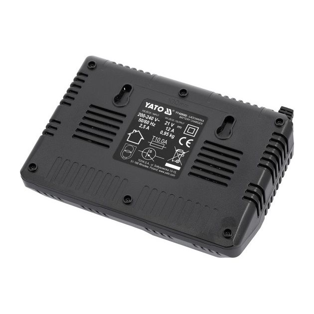 Умное зарядное устройство с охлаждением YATO для Li-Ion 18 В, 12 А, фото , изображение 4 | SNABZHENIE.com.ua