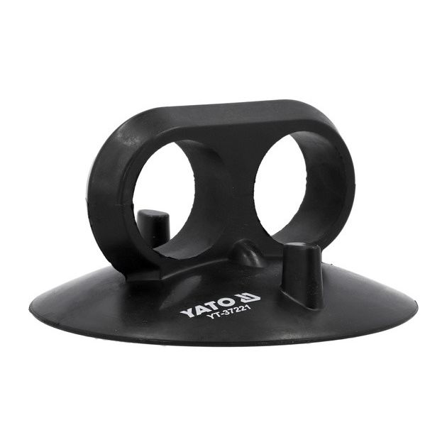 Присоска вакуумна одинарна YATO: чашка Ø= 125 мм, m= 5 кг, силіконова, фото , зображення 2 | SNABZHENIE.com.ua