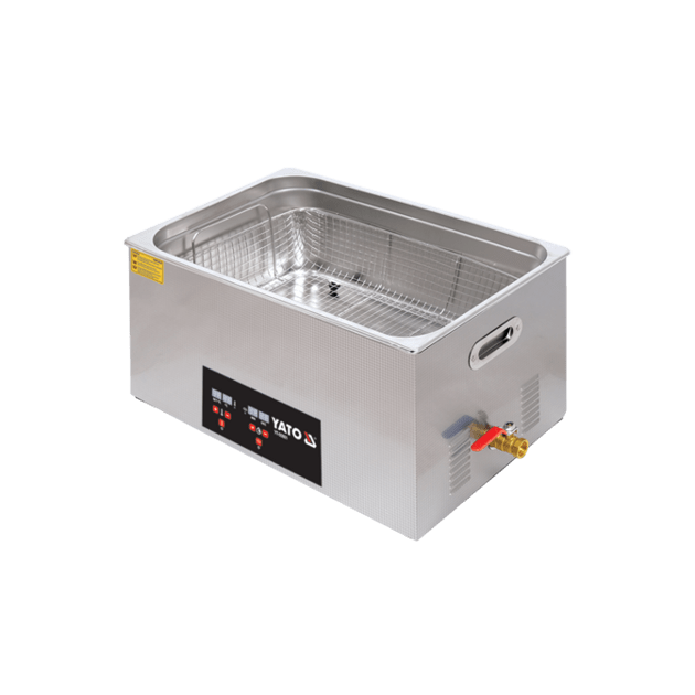 Ультразвукова мийка YATO 50x33x29 см, 22 л, 480 Вт, 230 В, 0-80ºС, фото , изображение 14 | SNABZHENIE.com.ua