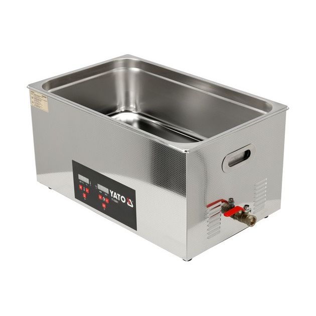 Ультразвукова мийка YATO 50x33x29 см, 22 л, 480 Вт, 230 В, 0-80ºС, фото , изображение 5 | SNABZHENIE.com.ua