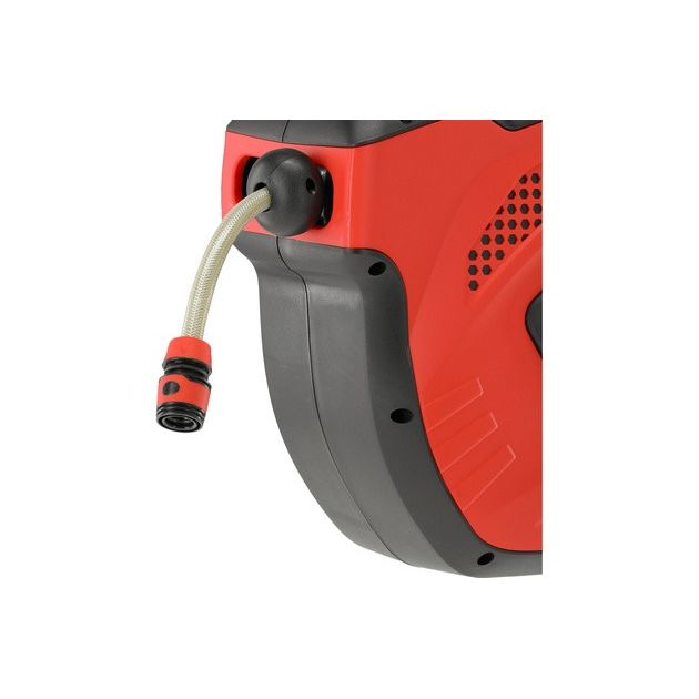 Шланг водяний ПВХ на автозмот котушці YATO з сполучн муфтами 1/2",Ø=11.5мм,тиск-8 Bar,l=15м+наконечн, фото , зображення 5 | SNABZHENIE.com.ua