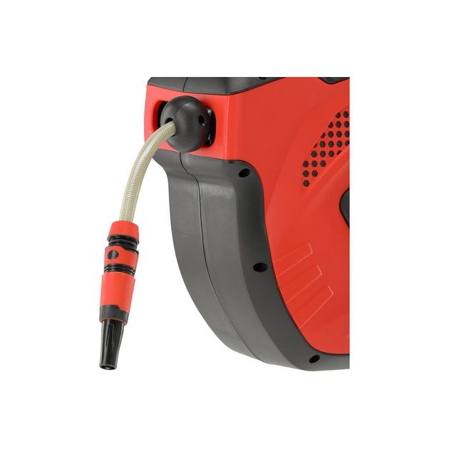 Шланг водяний ПВХ на автозмот котушці YATO з сполучн муфтами 1/2",Ø=11.5мм,тиск-8 Bar,l=15м+наконечн, фото , зображення 6 | SNABZHENIE.com.ua