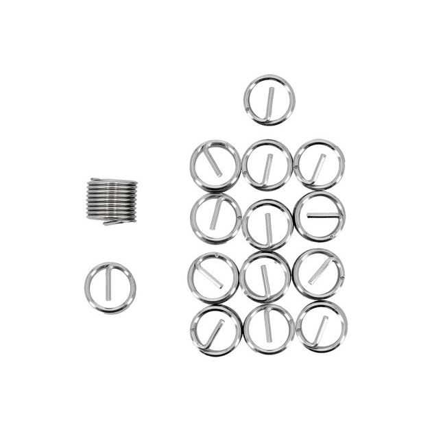 Вставки для ремонта резьбы YATO М10 х 1.25 х 15 мм, 15 шт., фото , изображение 2 | SNABZHENIE.com.ua