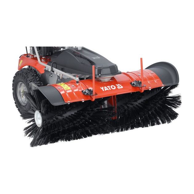 Бензинова підмітальна машина YATO: двигун- 3,5 кВт, зона підмітання- 1 м, швидкість- 0,7- 1,2 м/с, фото , зображення 10 | SNABZHENIE.com.ua