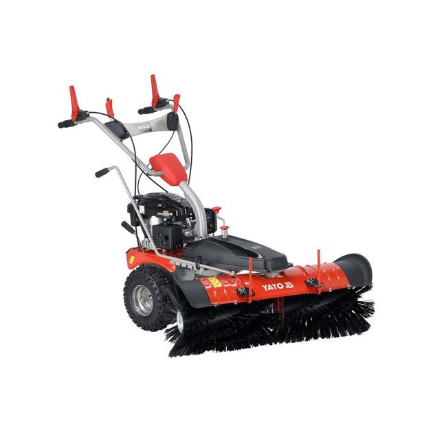 Бензинова підмітальна машина YATO: двигун- 3,5 кВт, зона підмітання- 1 м, швидкість- 0,7- 1,2 м/с, фото , зображення 4 | SNABZHENIE.com.ua