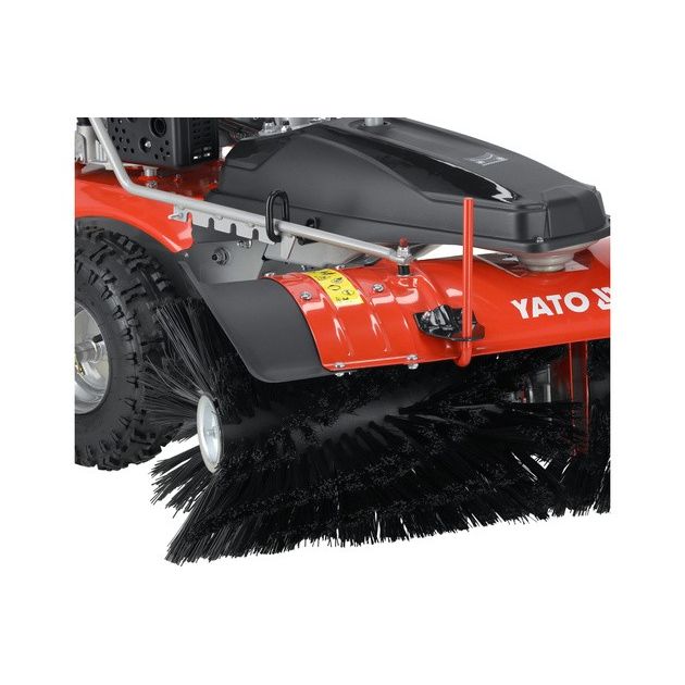 Бензинова підмітальна машина YATO: двигун- 3,5 кВт, зона підмітання- 1 м, швидкість- 0,7- 1,2 м/с, фото , зображення 5 | SNABZHENIE.com.ua