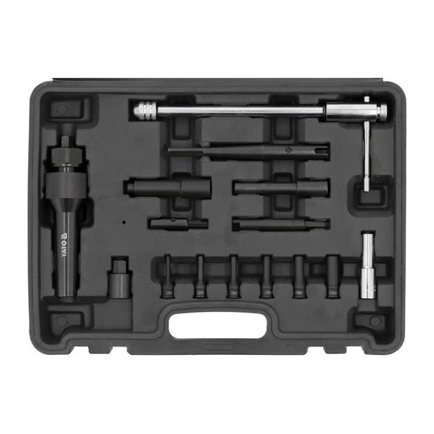 Набор для удаления поврежденных свечей YATO, 1/4 и 3/8, 40 од. YT-05344, фото , изображение 2 | SNABZHENIE.com.ua