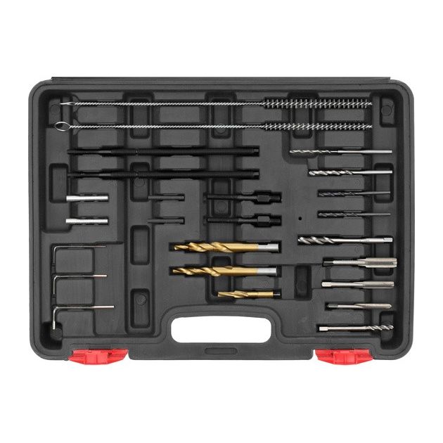 Набор для удаления поврежденных свечей YATO, 1/4 и 3/8, 40 од. YT-05344, фото , изображение 3 | SNABZHENIE.com.ua