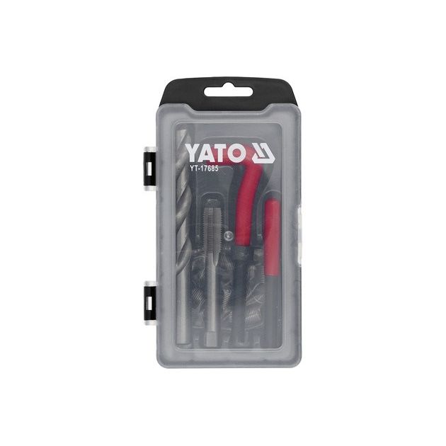 Инструменты и вставки для ремонта резьбы YATO М12 х 1.5 мм, 20 шт., фото , изображение 2 | SNABZHENIE.com.ua