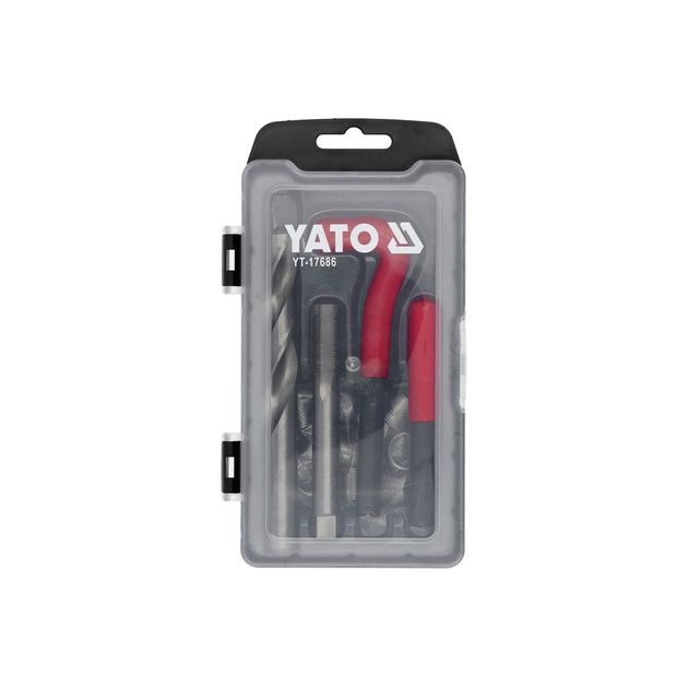 Інструменти і вставки для ремонту різьби YATO М14 х 1.25 мм, компл. 15 шт. [10/30], фото , зображення 2 | SNABZHENIE.com.ua