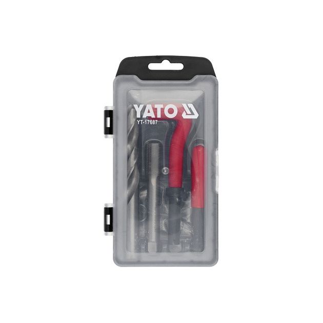 Инструменты и вставки для ремонта резьбы YATO М14 х 1.5 мм, 15 шт., фото , изображение 2 | SNABZHENIE.com.ua