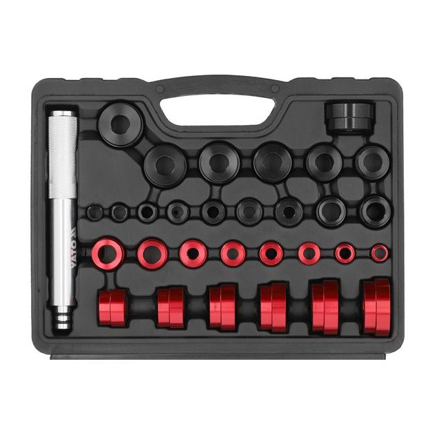 Засоби регуляції підшипників і сальників YATO: дюймові та метричні розміри, 33 шт, фото , зображення 2 | SNABZHENIE.com.ua