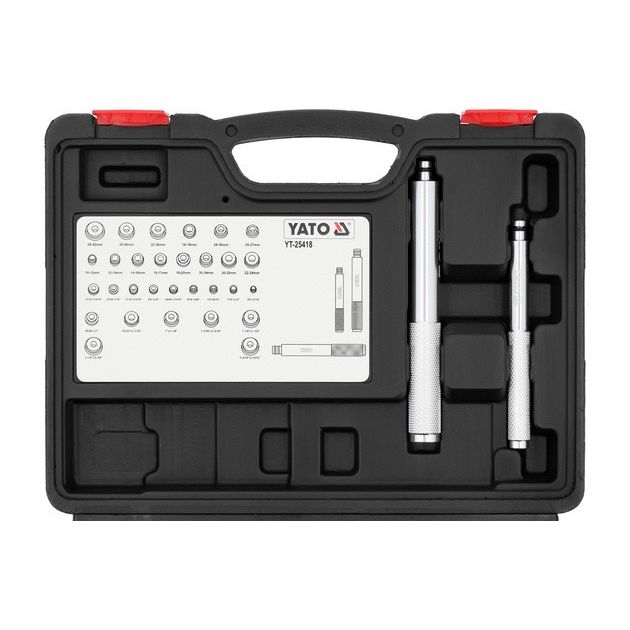 Засоби регуляції підшипників і сальників YATO: дюймові та метричні розміри, 33 шт, фото , зображення 3 | SNABZHENIE.com.ua