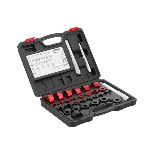 Засоби регуляції підшипників і сальників YATO: дюймові та метричні розміри, 33 шт, фото , зображення 4 | SNABZHENIE.com.ua