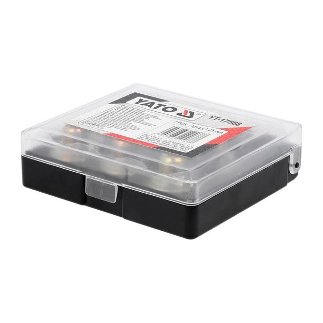 Набор для ремонта масляных пробок YATO M14 x 1.25 мм, 7 эл., фото , изображение 3 | SNABZHENIE.com.ua