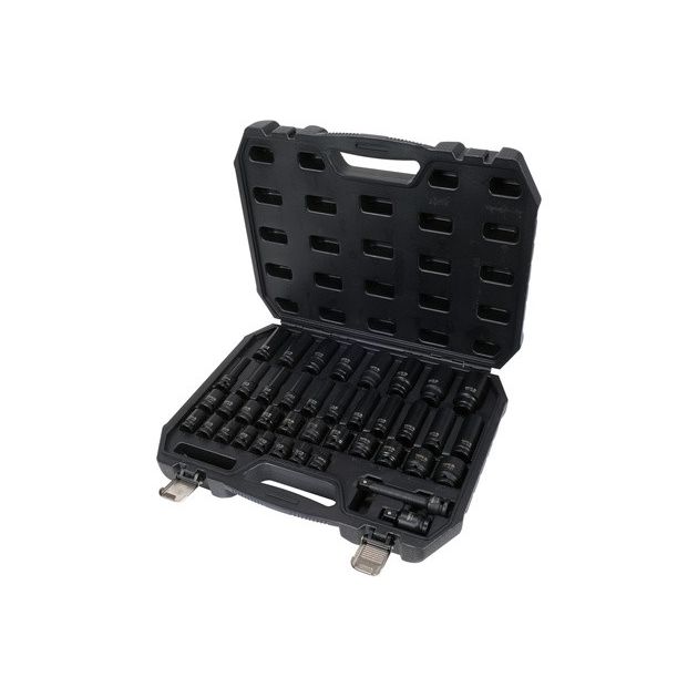 Головки торцеві ударні YATO 1/2, хромомолібденові, 40 шт., фото , зображення 2 | SNABZHENIE.com.ua