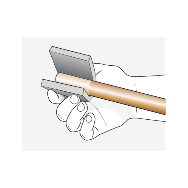 Губка абразивная для медных труб YATO 75х130, упак. 10 шт., фото , изображение 3 | SNABZHENIE.com.ua