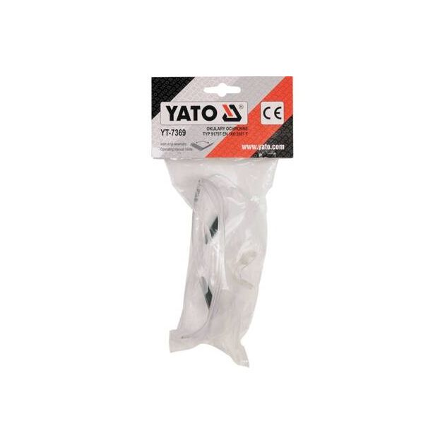 Очки захисні YATO [12/240], фото , зображення 3 | SNABZHENIE.com.ua